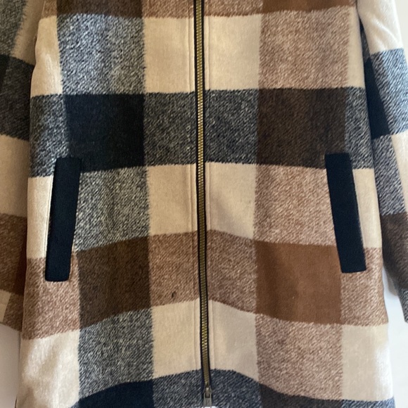 Women’s Pendleton Jacket Large NWT CharCamel Plaid - Picture 6 of 11